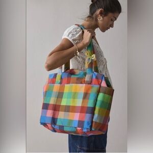 Baggu Madras Small Cloud Carry on. NWT.